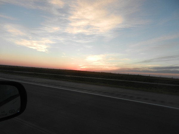 Eclipse Trip 2017: Sunrise At Wyoming border